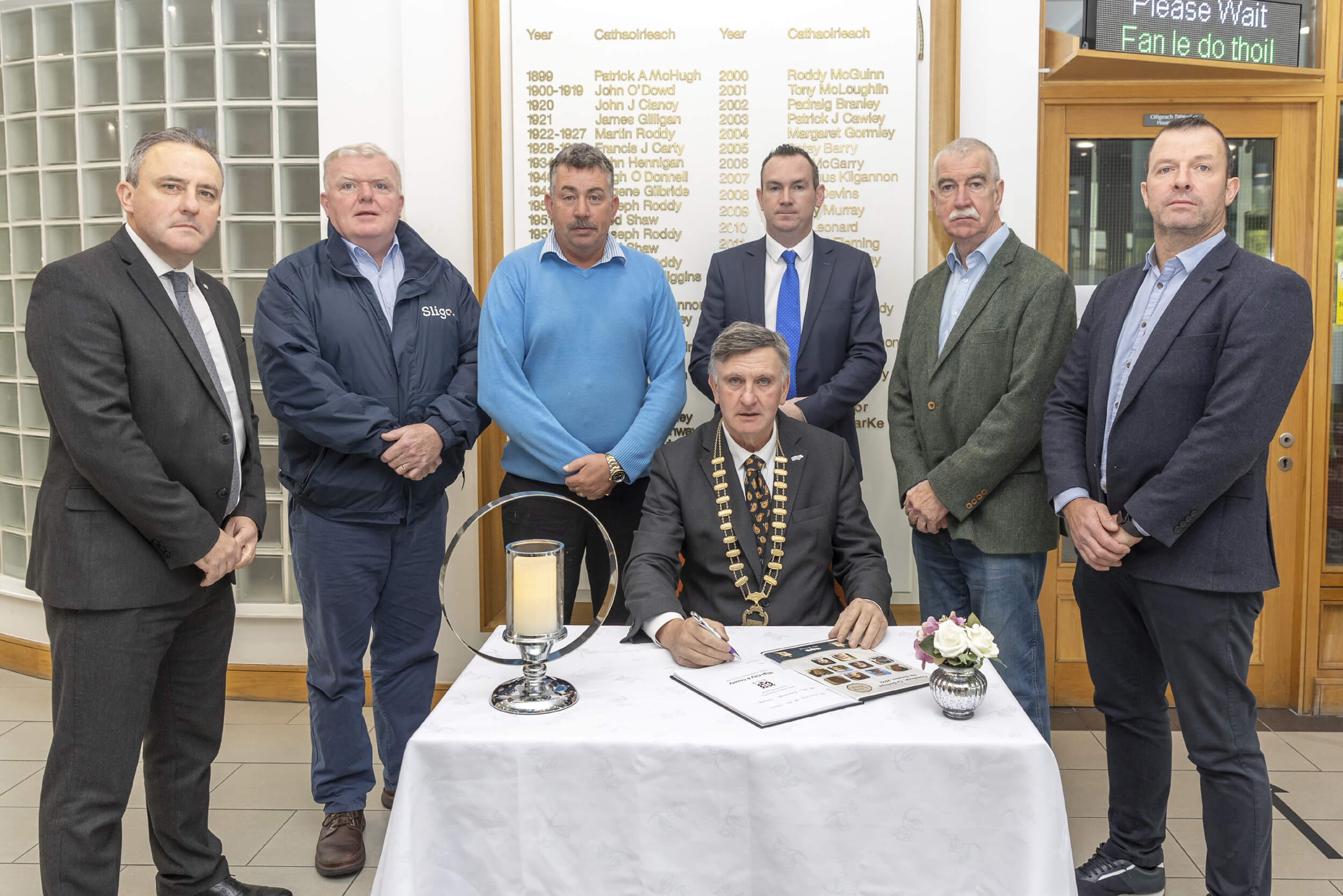 Book of Condolence Opened in memory of Creeslough Victims